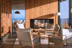 Uma área de estar em Pedras do Mar Resort & Spa