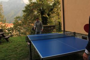 Taula de ping-pong a Pania forata hostel o a prop