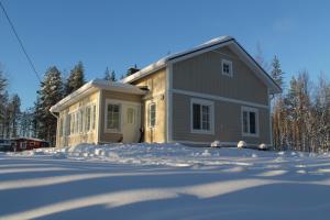 Lake Cottage Koivuniemi v zimě