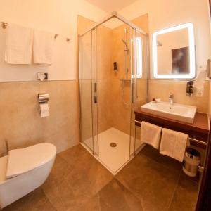 Ein Badezimmer in der Unterkunft Pension VILLA KLEINE WARTBURG
