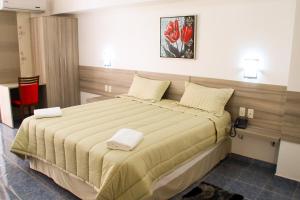 Müller Hotel房間的床