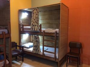 Een bed of bedden in een kamer bij Isla Francia