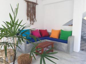 Istumisnurk majutusasutuses Jippie The Villa
