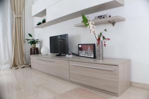 A television and/or entertainment centre at Vatican In The Moonlight Apartment