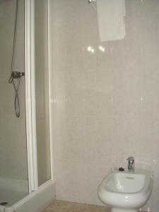 Koupelna v ubytování Hotel PAYRO