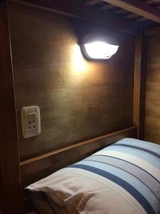 Een bed of bedden in een kamer bij Isla Francia