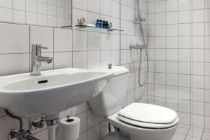 Koupelna v ubytování Tyrifjord Hotell