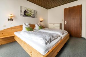 Posteľ alebo postele v izbe v ubytovaní Appartement Landhaus Einsiedler