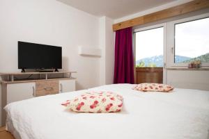 Telewizja i/lub zestaw kina domowego w obiekcie Apartmenthaus Lieselotte