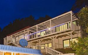 Balkón nebo terasa v ubytování Austria Motel