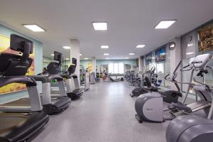 Fitness centrum a/nebo fitness zařízení v ubytování Park Hotel Berezka