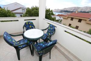 Balkón nebo terasa v ubytování Apartments Nada