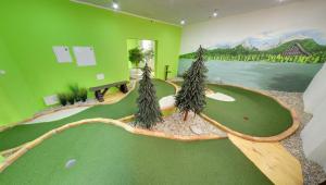 Biliardový stôl v ubytovaní Garni Hotel Tatramonti