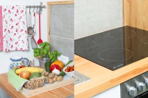 Kuchnia lub aneks kuchenny w obiekcie Apartmenthaus Lieselotte