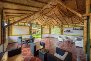 Posezení v ubytování Finca Hotel Guayacundo