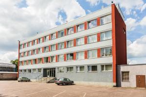 Byggingin sem hostelið er í