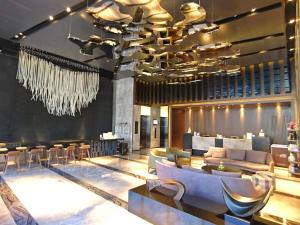 Posezení v ubytování Treeart Hotel