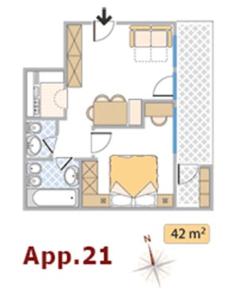 Planimetria di Apartments Residence Alta Badia