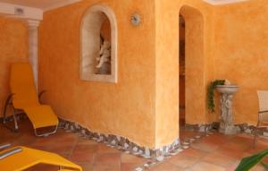 A seating area at Wellness-Pension Jagahütt'n