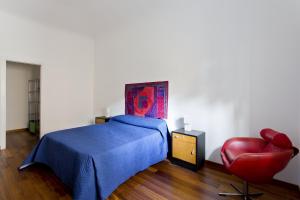 Posteľ alebo postele v izbe v ubytovaní Dante Vintage Apartment