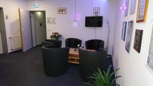 TV a/nebo společenská místnost v ubytování Hotel Kuhfelder Hof