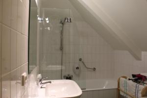 Koupelna v ubytování Hotel Des Bains