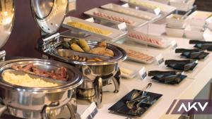 Comida no hotel ou em algum lugar perto