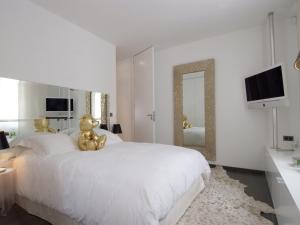 Postel nebo postele na pokoji v ubytování Apartment Saint-Tropez