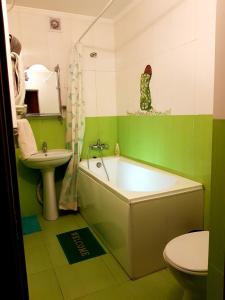 Koupelna v ubytování Hotel Om Shanti