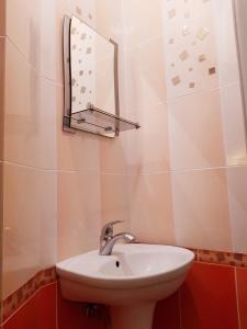 Koupelna v ubytování Hotel Om Shanti