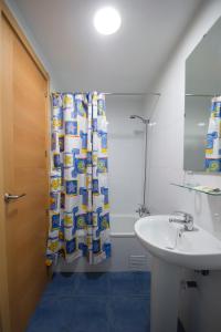 Koupelna v ubytování Hostal la Campana