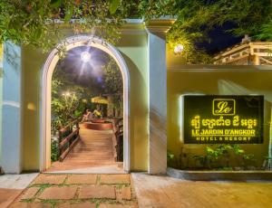 Zahrada ubytování Le Jardin d'Angkor Hotel & Resort