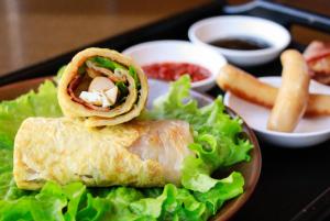 酒店内部或周边提供的食物