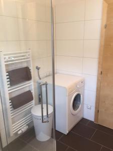 Koupelna v ubytování Haus Tschirgantblick