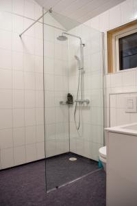 Koupelna v ubytování Bryggjur + 24 fotografií
