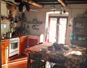 Kuchyň nebo kuchyňský kout v ubytování Iorio's Country House