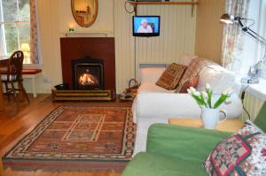 Posezení v ubytování Glenbranter Cottage + 9 fotografií