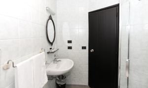 Koupelna v ubytování Hotel Mignon