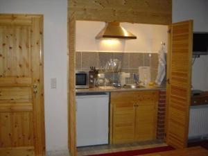 Küche/Küchenzeile in der Unterkunft Hotel-Park-Residenz