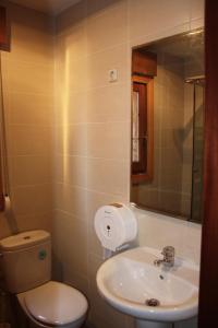 Hostal Cervantes tesisinde bir banyo