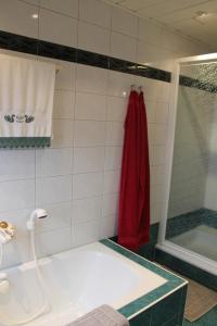 Bilik mandi di Neumann Ferienwohnung Fanning