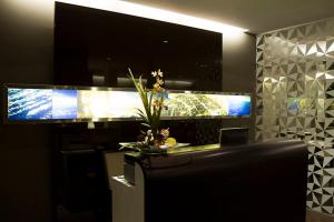 TV a/nebo společenská místnost v ubytování Zara Rooms & Suites