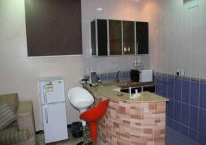 Dapur atau dapur kecil di Almasah Altaj Aparthotel