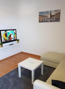 TV a/nebo společenská místnost v ubytování Apartman Lena