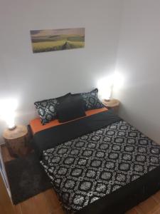 Postel nebo postele na pokoji v ubytování Apartman Lena