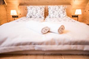 Posteľ alebo postele v izbe v ubytovaní Osada domków TATRA-DREAM