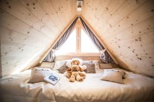 Posteľ alebo postele v izbe v ubytovaní Osada domków TATRA-DREAM