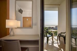 Balkón alebo terasa v ubytovaní Hotel Amedea