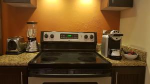 Kuchyň nebo kuchyňský kout v ubytování Secret Paradise