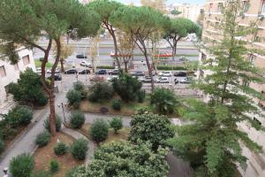 ローマにあるGG Bed and Breakfastの木々や車が茂る公園の空中風景
